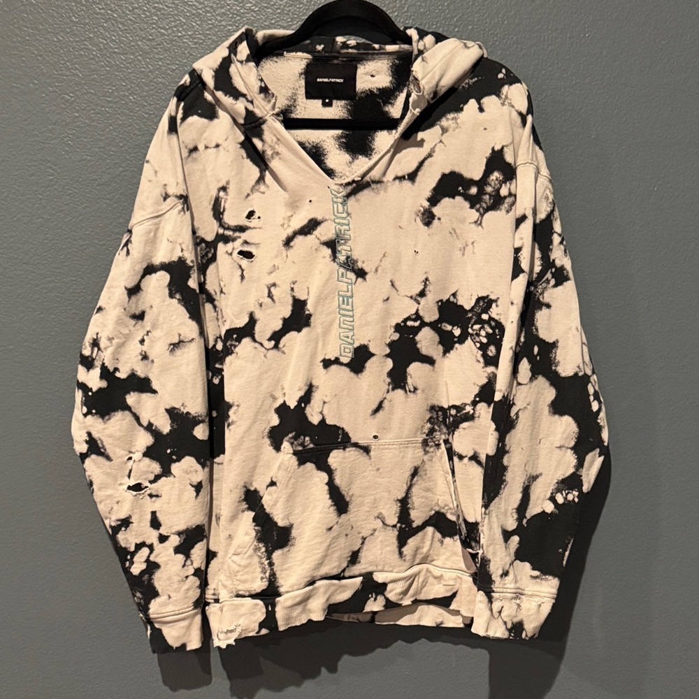 Daniel Patrick Tie-dye Distressed and altered Hoodie